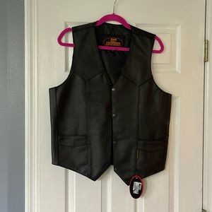 COPY - Leather Motorcyle Vest